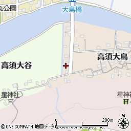 高知県高知市高須大島1-25周辺の地図