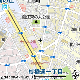 高知県高知市桟橋通1丁目2-21周辺の地図