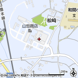 山忠商店ツルサキヒューム宇佐周辺の地図