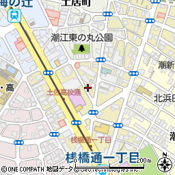 高知県高知市桟橋通1丁目2-22周辺の地図