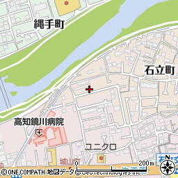 高知県高知市石立町223周辺の地図