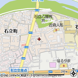 高知県高知市石立町24周辺の地図