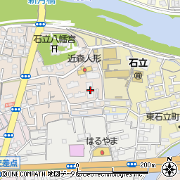 高知県高知市石立町12周辺の地図