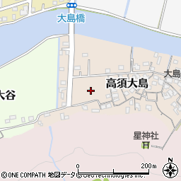 高知県高知市高須大島3周辺の地図