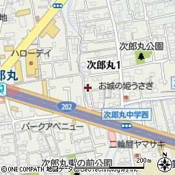 福岡県福岡市早良区次郎丸1丁目14-15周辺の地図