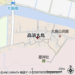 高知県高知市高須大島6周辺の地図