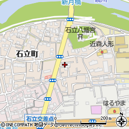 高知県高知市石立町37-6周辺の地図
