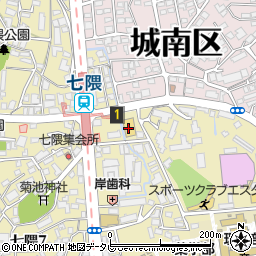 伊三郎製パン　七隈店周辺の地図