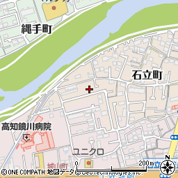 高知県高知市石立町223-16周辺の地図