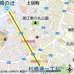 高知県高知市桟橋通1丁目2周辺の地図