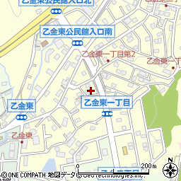 福岡県大野城市乙金東1丁目7周辺の地図