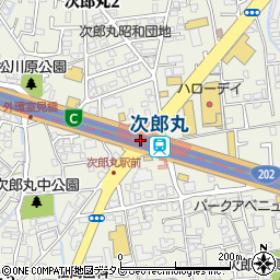福岡県福岡市早良区周辺の地図