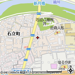 高知県高知市石立町37-9周辺の地図