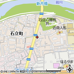 高知県高知市石立町36-13周辺の地図
