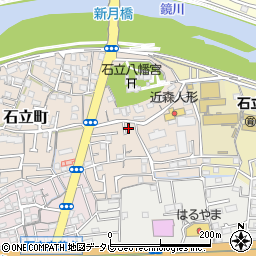 高知県高知市石立町23-3周辺の地図