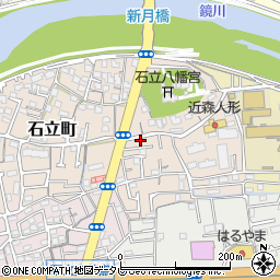 高知県高知市石立町37-8周辺の地図