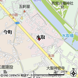 大分県豊後高田市水取340-3周辺の地図