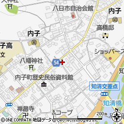 愛媛県喜多郡内子町内子1954周辺の地図