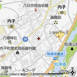愛媛県喜多郡内子町内子1718周辺の地図