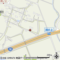 大分県中津市伊藤田384周辺の地図