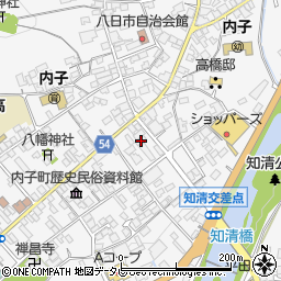 愛媛県喜多郡内子町内子1961周辺の地図