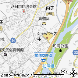 愛媛県喜多郡内子町内子1646周辺の地図