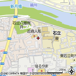 高知県高知市石立町17周辺の地図