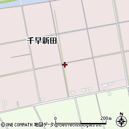 福岡県糸島市千早新田周辺の地図