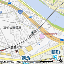 高知県高知市朝倉丙283-19周辺の地図