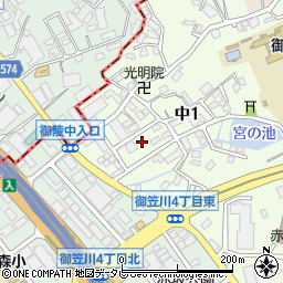 株式会社エヌビー　九州営業所周辺の地図