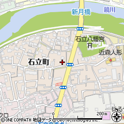 高知県高知市石立町119周辺の地図