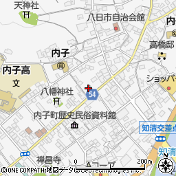 愛媛県喜多郡内子町内子1989周辺の地図