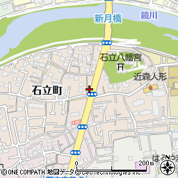 高知県高知市石立町91-3周辺の地図