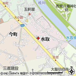 大分県豊後高田市水取1366-10周辺の地図