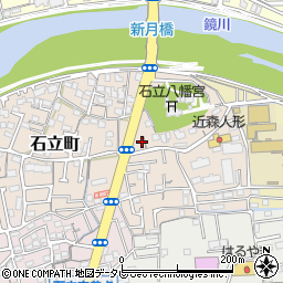 高知県高知市石立町90-8周辺の地図