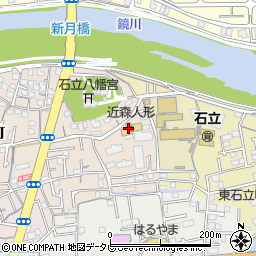 高知県高知市石立町19周辺の地図