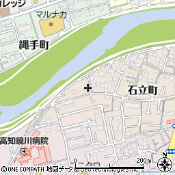 高知県高知市石立町192-3周辺の地図
