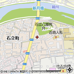 高知県高知市石立町90-2周辺の地図