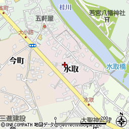 大分県豊後高田市水取1368-7周辺の地図