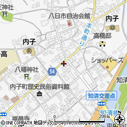 愛媛県喜多郡内子町内子1964周辺の地図