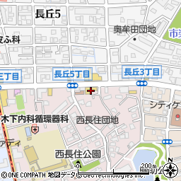 ＨｏｎｄａＣａｒｓ福岡長住店周辺の地図