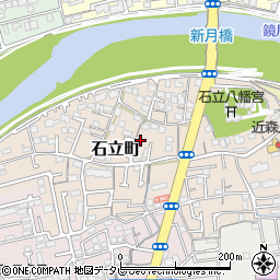 高知県高知市石立町114-5周辺の地図