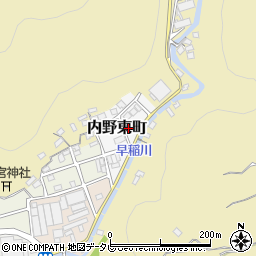 高知県吾川郡いの町内野東町周辺の地図