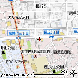 天ぷら まいまい 南区西長住店周辺の地図