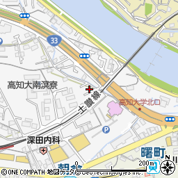 高知県高知市朝倉丙283周辺の地図