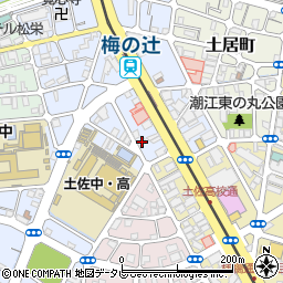 高知県高知市梅ノ辻8-20周辺の地図