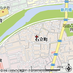 高知県高知市石立町206-2周辺の地図