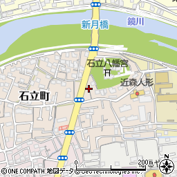 高知県高知市石立町89周辺の地図