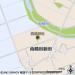 西貝神社周辺の地図