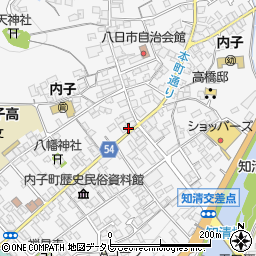 愛媛県喜多郡内子町内子1970周辺の地図